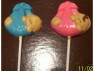 4206 Baby in Blanket Chocolate or Hard Candy Lollipop Mold